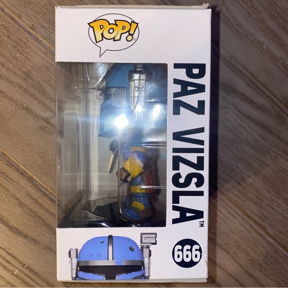 Star Wars: The Mandalorian: Paz Vizsla Funko Pop! Vinyl Figure #666 new - Picture 9 of 10